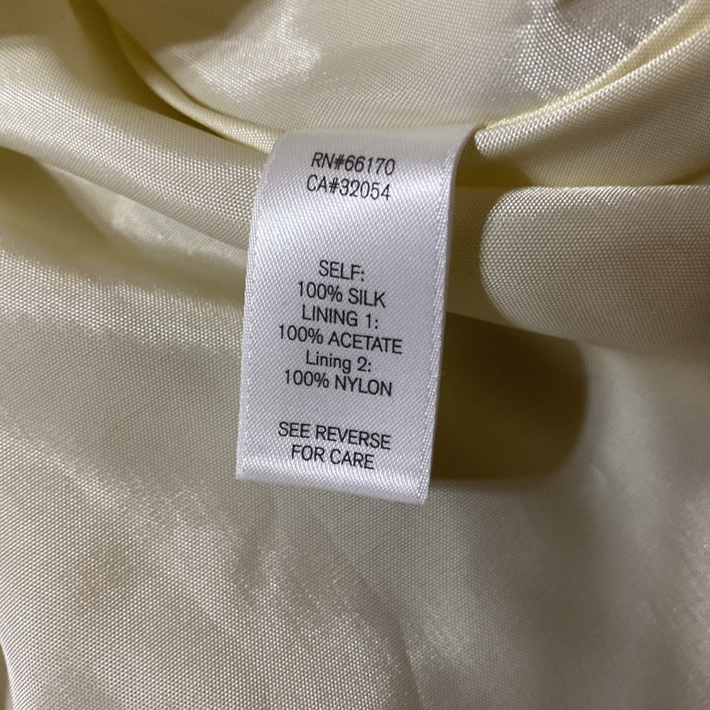 Anthropologie Hitherto Yellow and Black Silk Floral Halter Dress - Picture 7 of 9